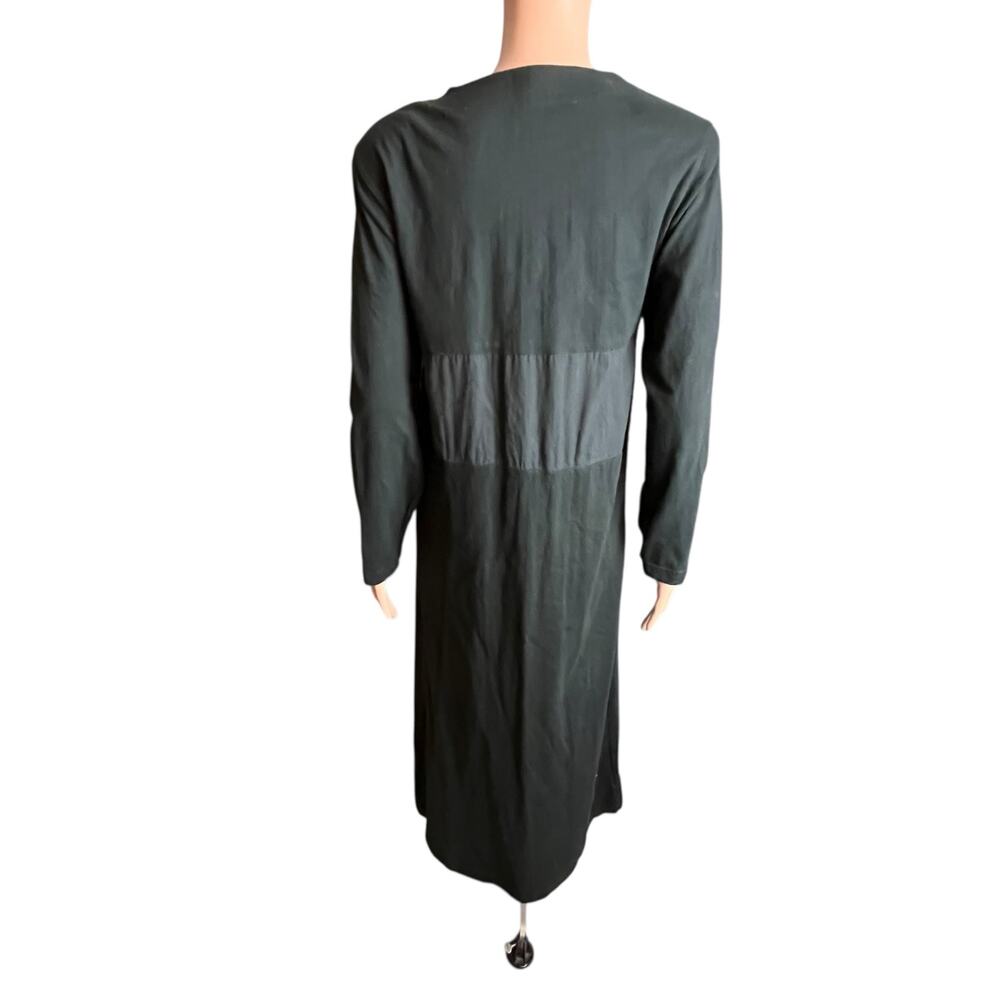 Country Wear Casuals by Lorree G. Star Knit Black Maxi Dress Small Vintage - Picture 6 of 7